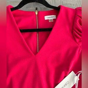 Calvin Klein Hot Pink Dress size 8